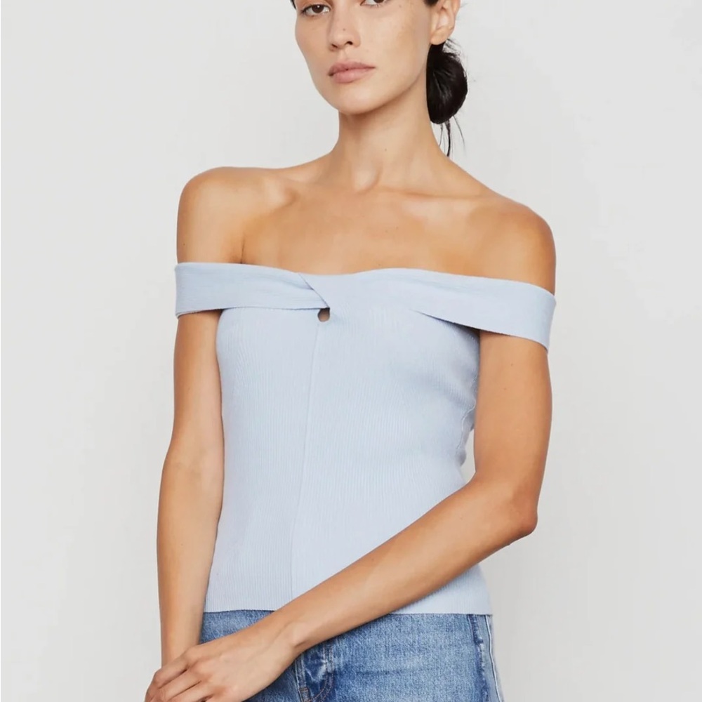 Bailey/44 South Moon Under Somi Knit Top In Ciel
